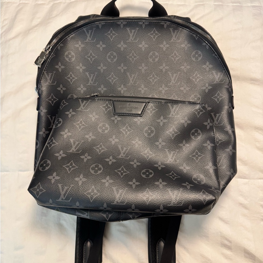 Louis Vuitton Black and Gray Monogram Backpack - Picture 2 of 7